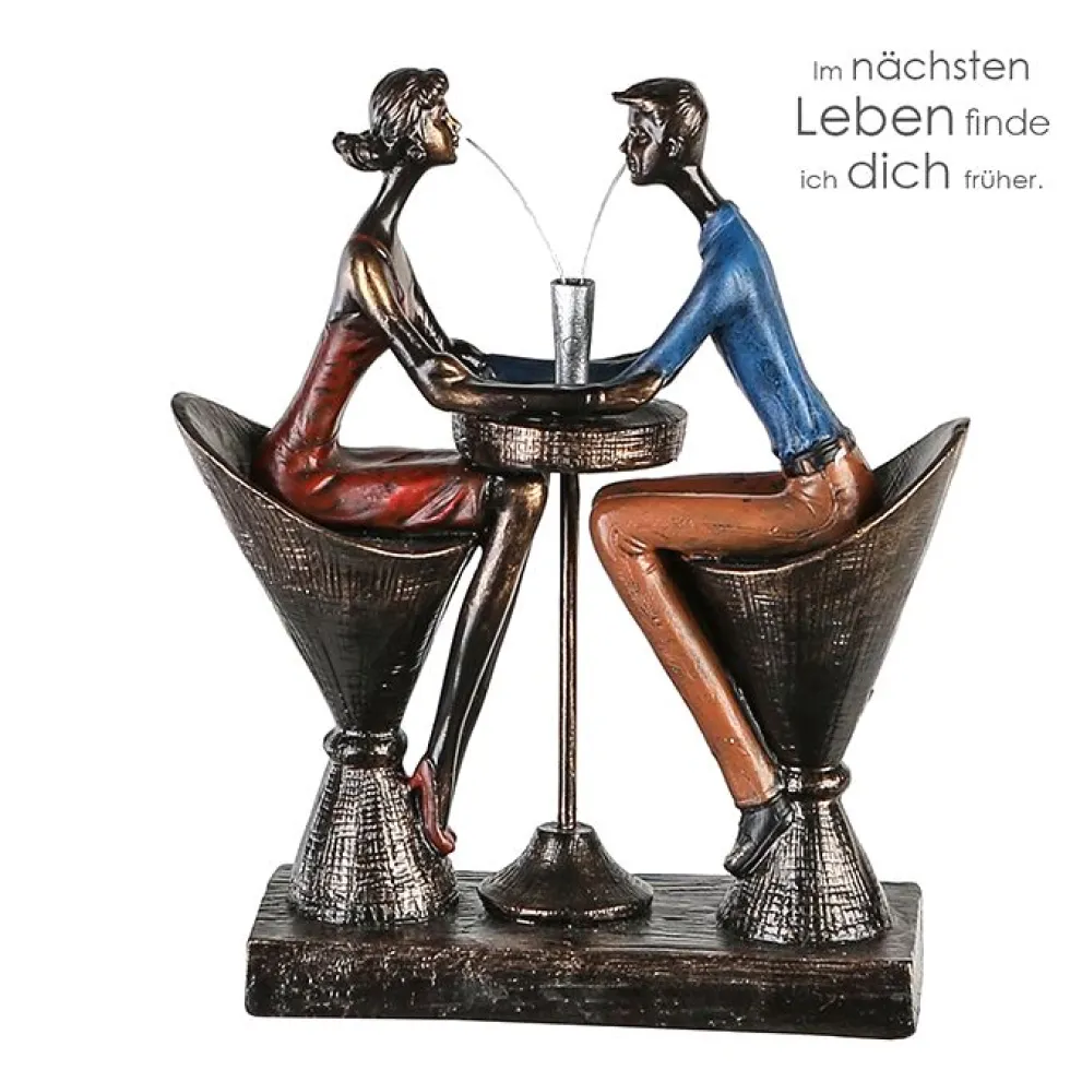 Skulptur Table For Two Casablanca Höhe 25 cm