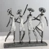 Skulptur Vier Ladys Casablanca Höhe 34 cm