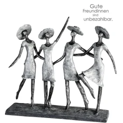 Skulptur Vier Ladys Casablanca Höhe 34 cm