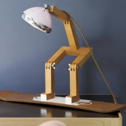 Snowboard für Tischlampe MR. WATTSON Piffany Copenhagen aus Eschenholz