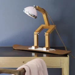 Snowboard für Tischlampe MR. WATTSON Piffany Copenhagen aus Eschenholz