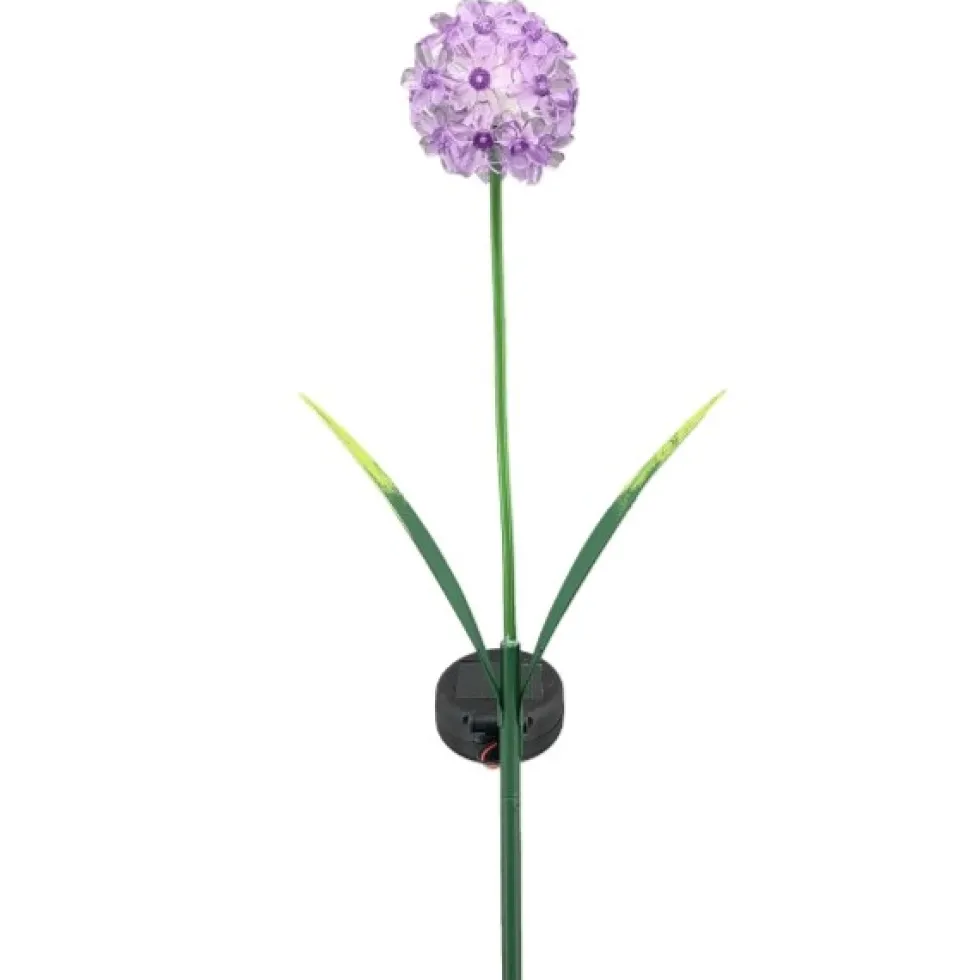 Solar Gartenstecker ALLIUM lila Höhe 70 cm