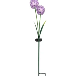 Solar Gartenstecker ALLIUM lila Höhe 70 cm