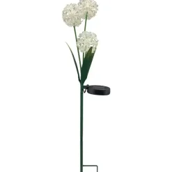 Solar Gartenstecker Allium weiß Höhe 70 cm