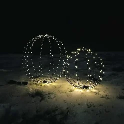 Solar LED Kugel schwarz