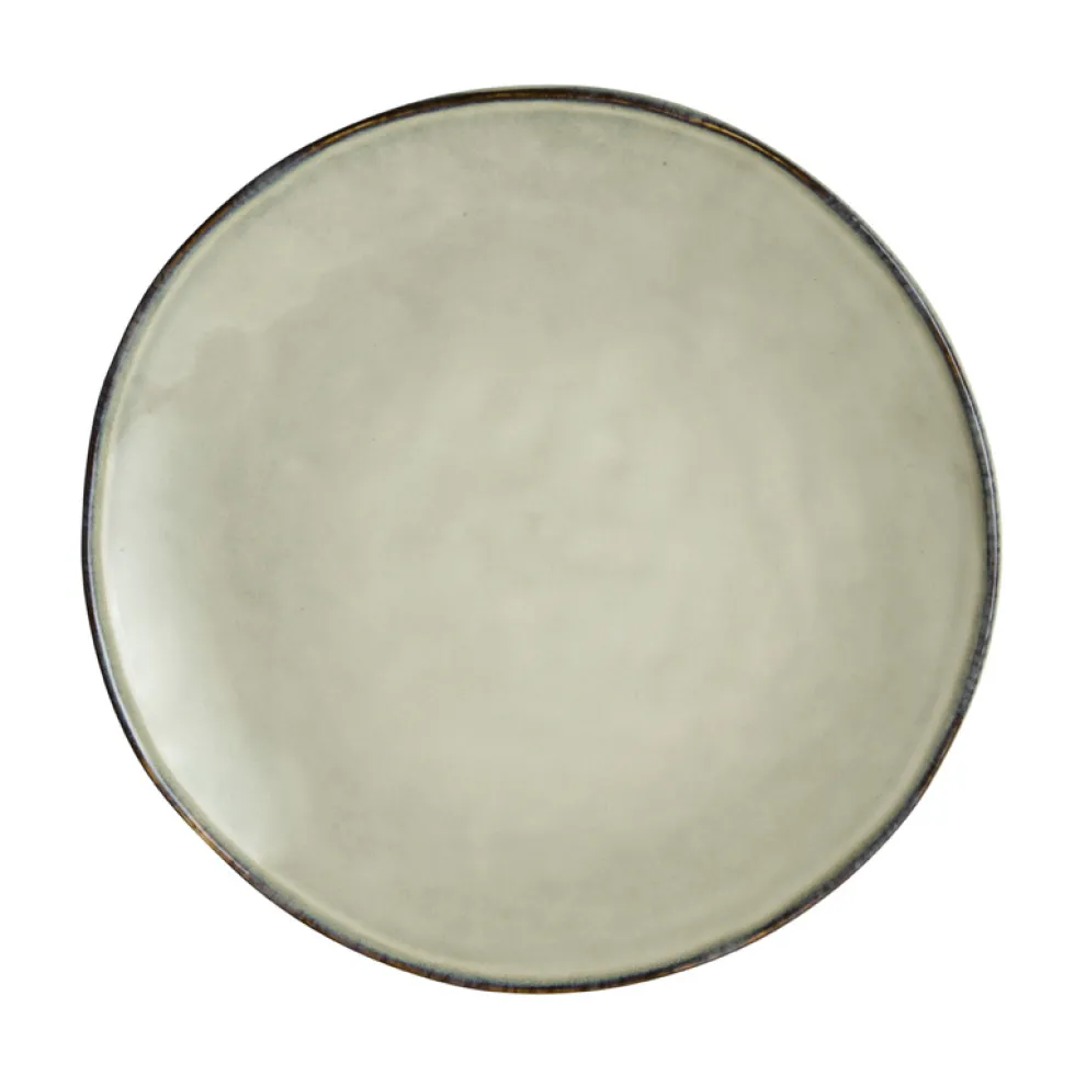 Speiseteller Dutch Rose creme Porzellan