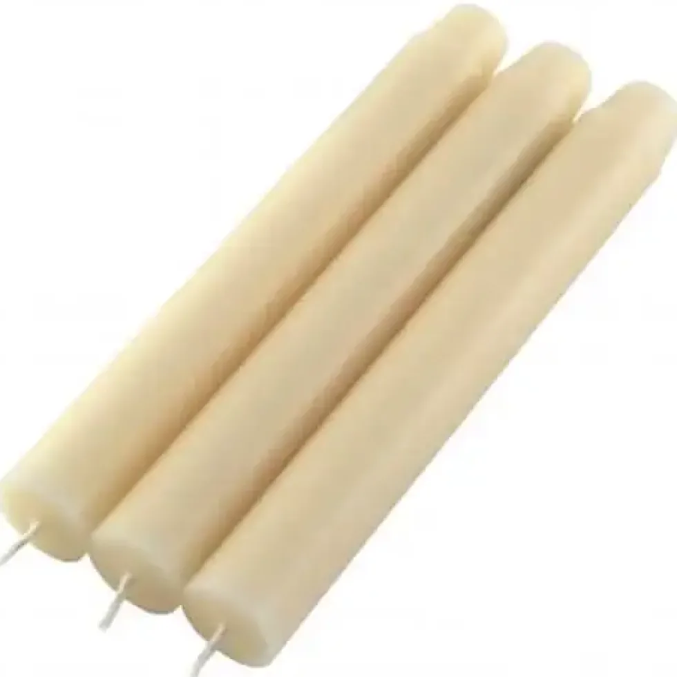 Stabkerzen creme Nordica 3er Set Höhe 20 cm