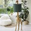 Stehlampe Giraffe GIGI gold Höhe 184 cm