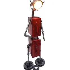 Stehlampe modern Robot rot Höhe 119 cm