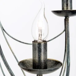 Stehlampe schwarz Metall VENEZIA 3-flammig