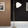Stehlampe Thalea messing antik Höhe 183 cm