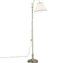 Stehlampe Thalea messing antik Höhe 183 cm