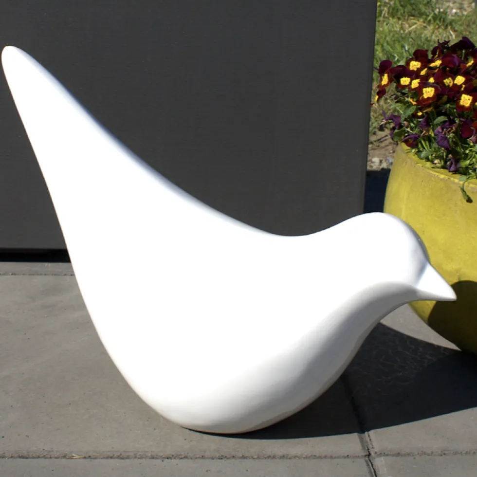 Steinfigur VOGEL L 51 cm