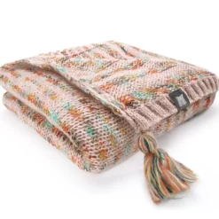 Strickdecke KIAN Magma rosé 130×170 cm