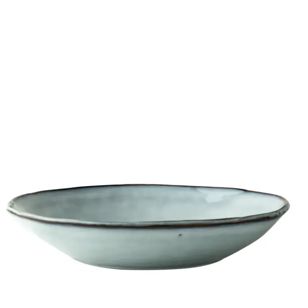 Suppenteller tief DUTCH ROSE blau Porzellan D 23 cm