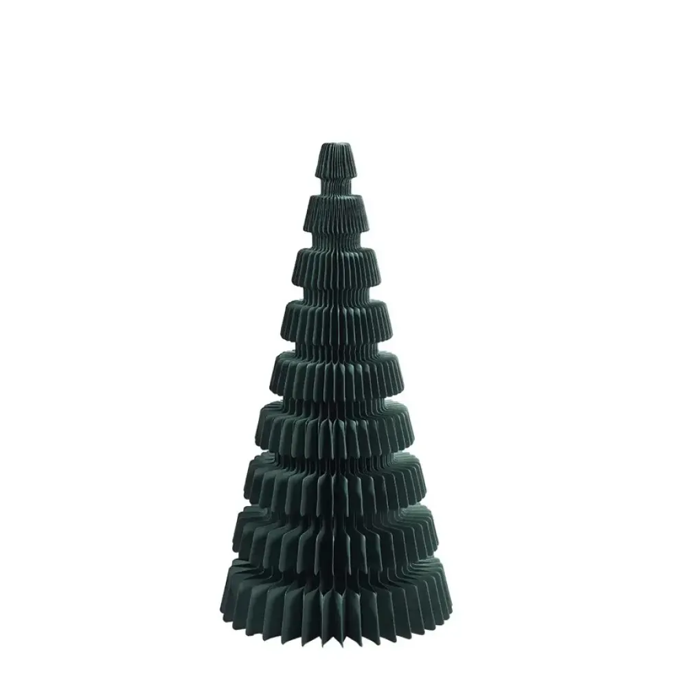 Tannenbaum Papier petrol
