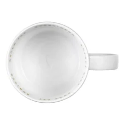 Tasse mit Spruch BREAKFAST Porzellan Räder Design 250 ml