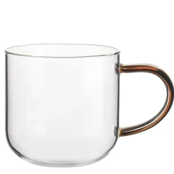 Teeglas mit Henkel ASA verschiedenfarbige Henkel 400 ml