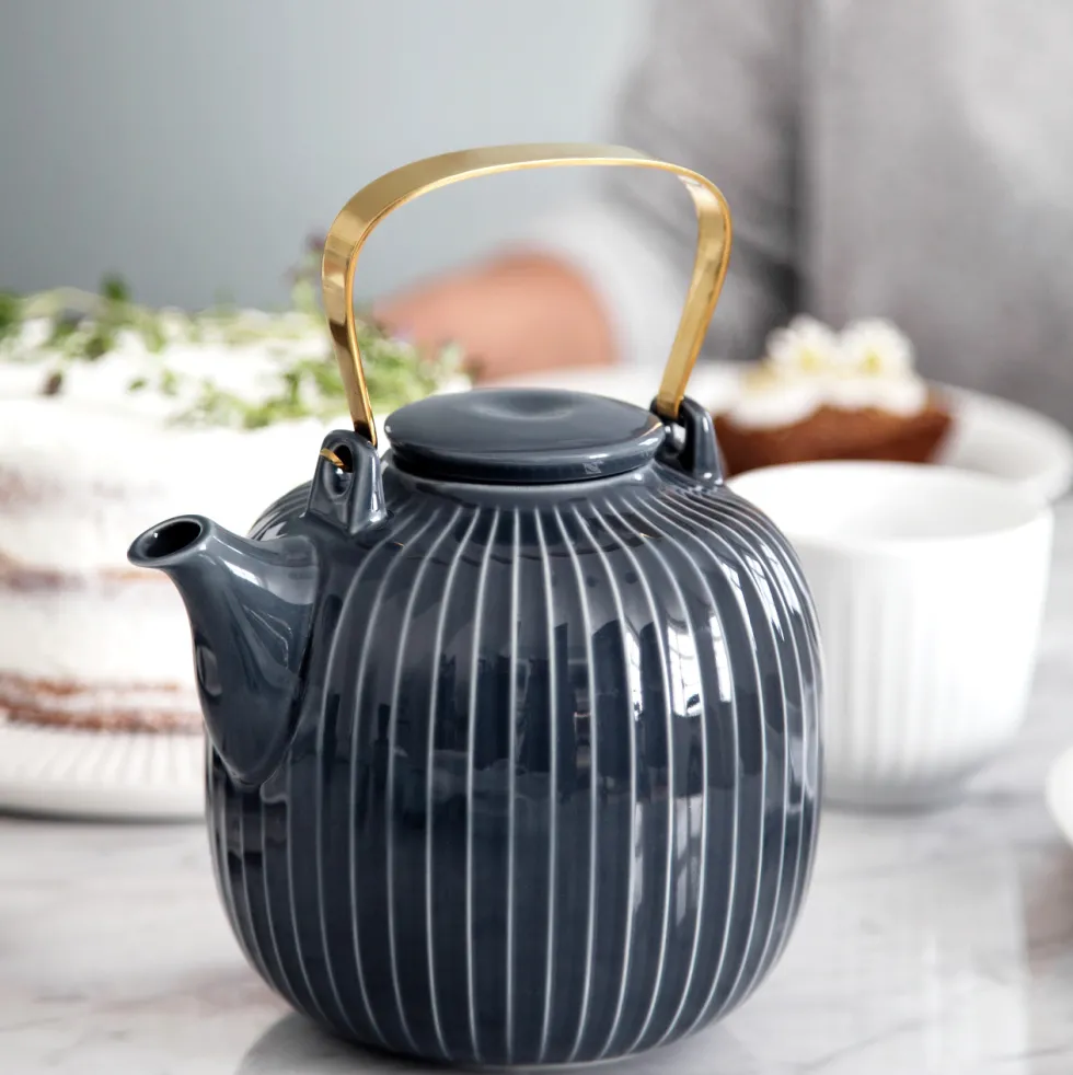 Teekanne HAMMERSHOI Kähler indigo 1,2 l
