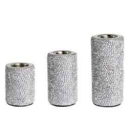 Teelichthalter mit Strass Lias Kaheku Höhe 9 cm