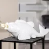 Tischlampe Fisch KOI weiß L 51 cm