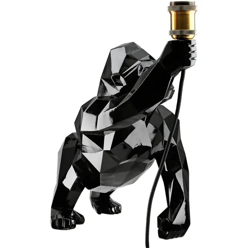 Tischlampe Gorilla schwarz Höhe 41 cm