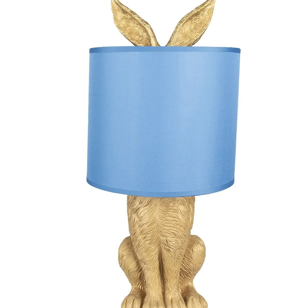 Tischlampe Hase gold Henry Höhe 43 cm