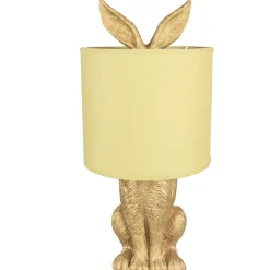Tischlampe Hase gold Henry Höhe 43 cm