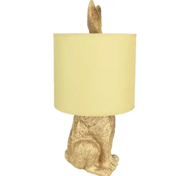 Tischlampe Hase gold Henry Höhe 43 cm