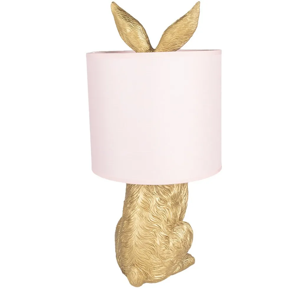 Tischlampe Hase gold Henry Höhe 43 cm