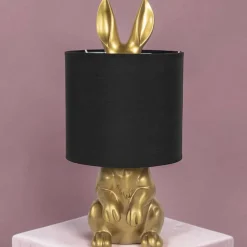 Tischlampe Kaninchen gold Carl Höhe 42 cm