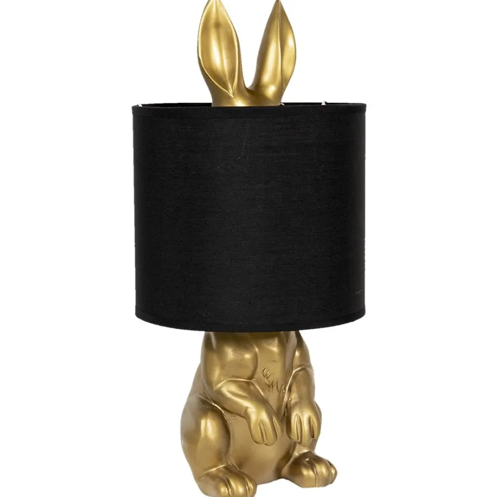 Tischlampe Kaninchen gold Carl Höhe 42 cm
