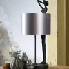 Tischlampe LADY schwarz Casablanca Design Höhe 61 cm