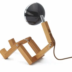Tischlampe MINI WATTSON Piffany Copenhagen schwarz aus Eschenholz