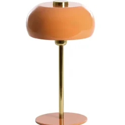 Tischlampe orange gold SURIN Höhe 40 cm