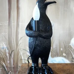 Tischlampe Pinguin schwarz Pablo Höhe 34 cm