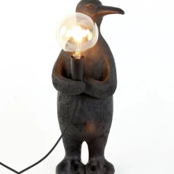 Tischlampe Pinguin schwarz Pablo Höhe 34 cm