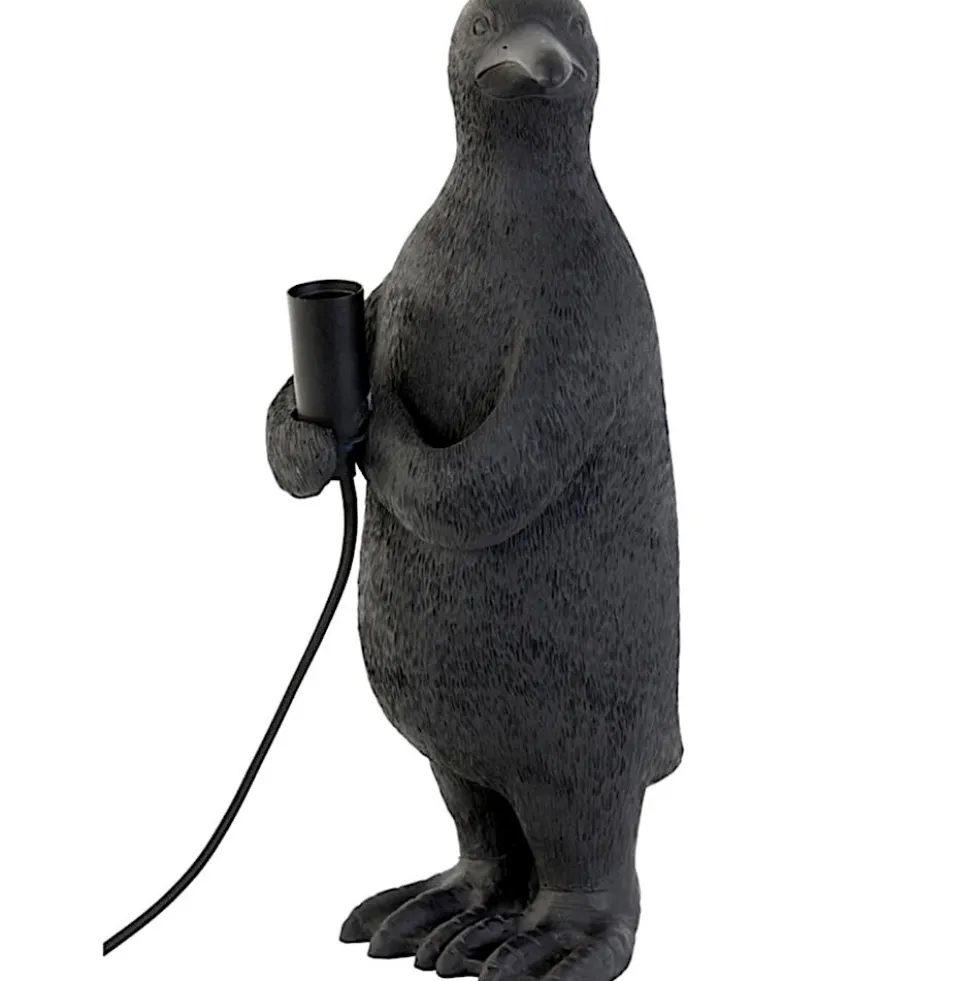 Tischlampe Pinguin schwarz Pablo Höhe 34 cm