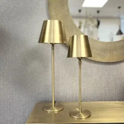 Tischlampe Somerset messing Kaheku
