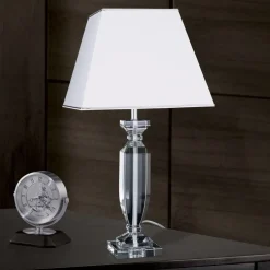 Tischlampe weiß Phaedra Höhe 70 cm