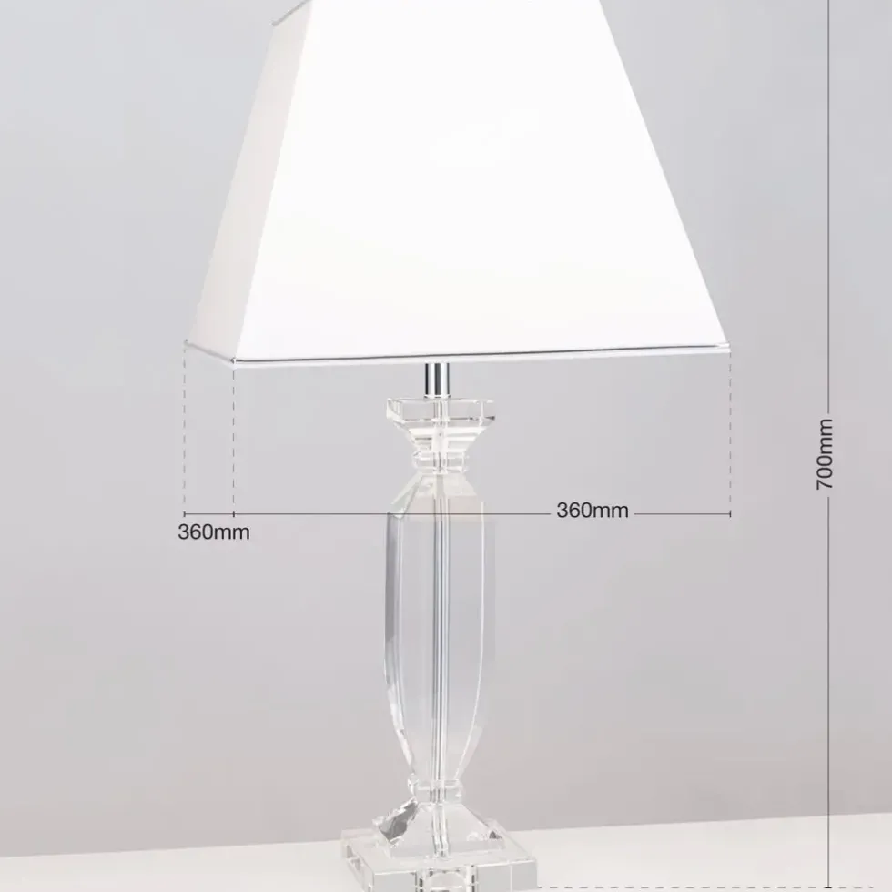 Tischlampe weiß Phaedra Höhe 70 cm
