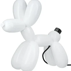 Tischleuchte Ballonhund weiß Höhe 35 cm