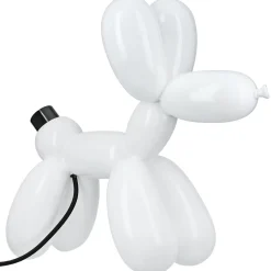 Tischleuchte Ballonhund weiß Höhe 35 cm