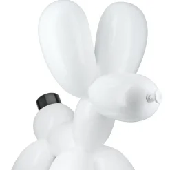 Tischleuchte Ballonhund weiß Höhe 35 cm