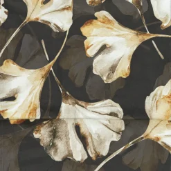 Tischläufer Magma FLORES Ginkgo dunkel 40×145 cm