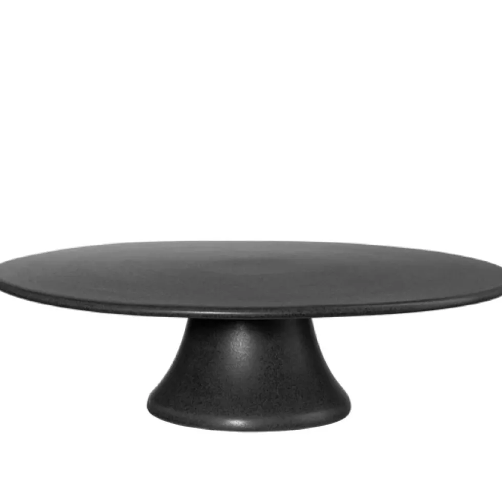 Tortenplatte mit Fuß rund BLACK IRON ASA Grande D 35 cm