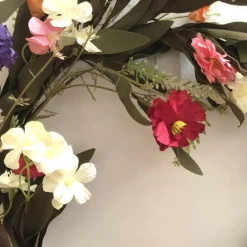 Türkranz Blütenkranz deko Peonien Blumen Durchmesser 45 cm