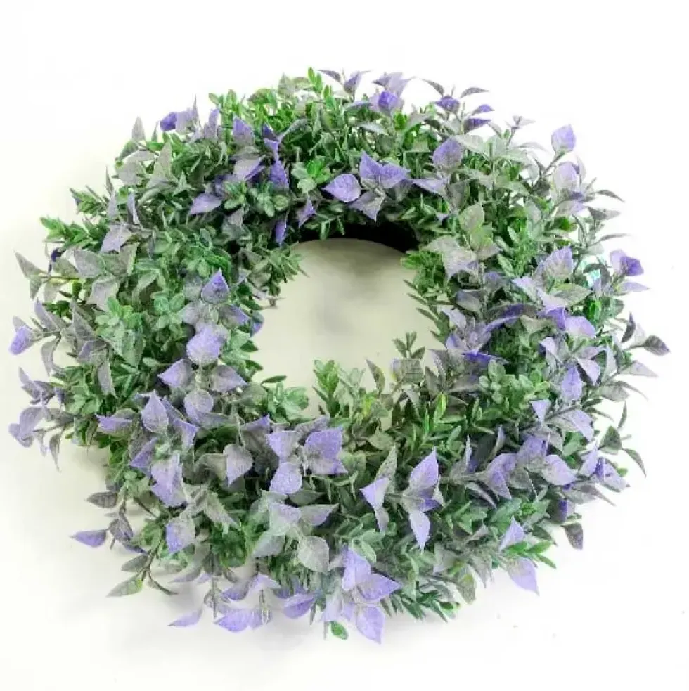 Türkranz Blumenkranz Lavendel Durchmesser 25 cm