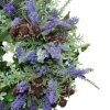 Türkranz Blumenkranz mit Seidenblumen Lavendel Durchmesser 40 cm