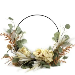 Türkranz Blumenkranz modern Peonien 50 cm